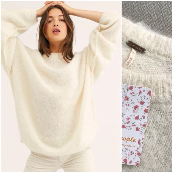 NWT - Free People Angelic Sweater - Picture 2 of 13